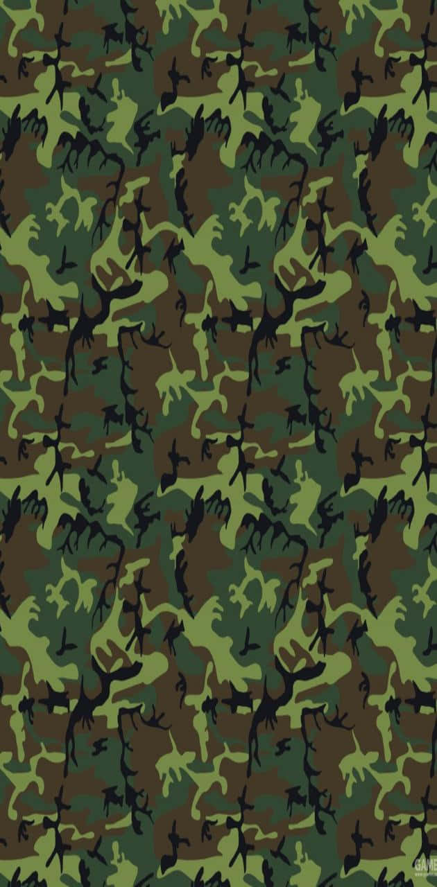 Make Your Nature Look Cool With This Green Camo Background