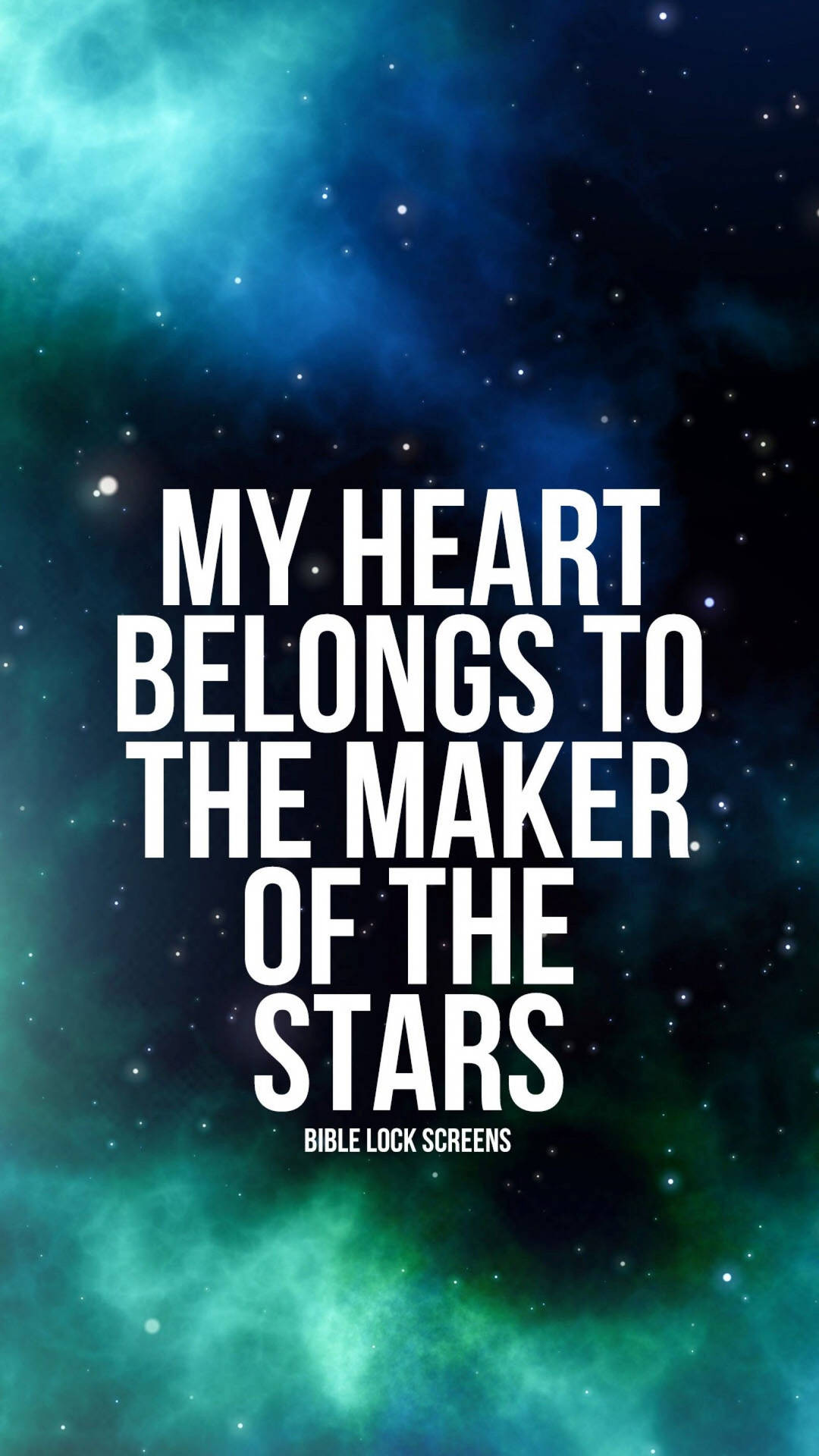 Maker Of The Stars Inspirational Phone Wallpaper