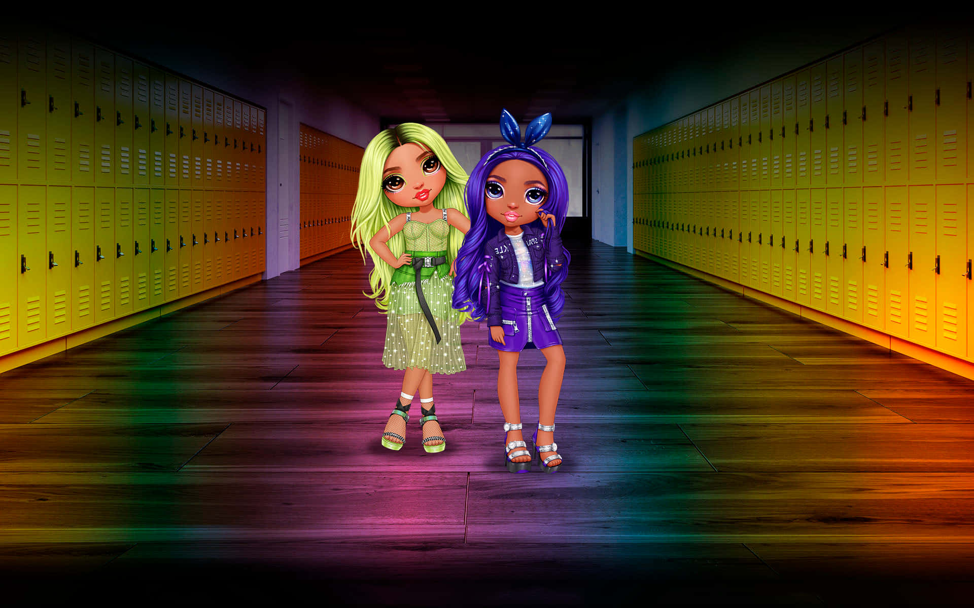 Makeup Artistry, Dress Up, And Storytelling Come Alive With Rainbow High Dolls! Background