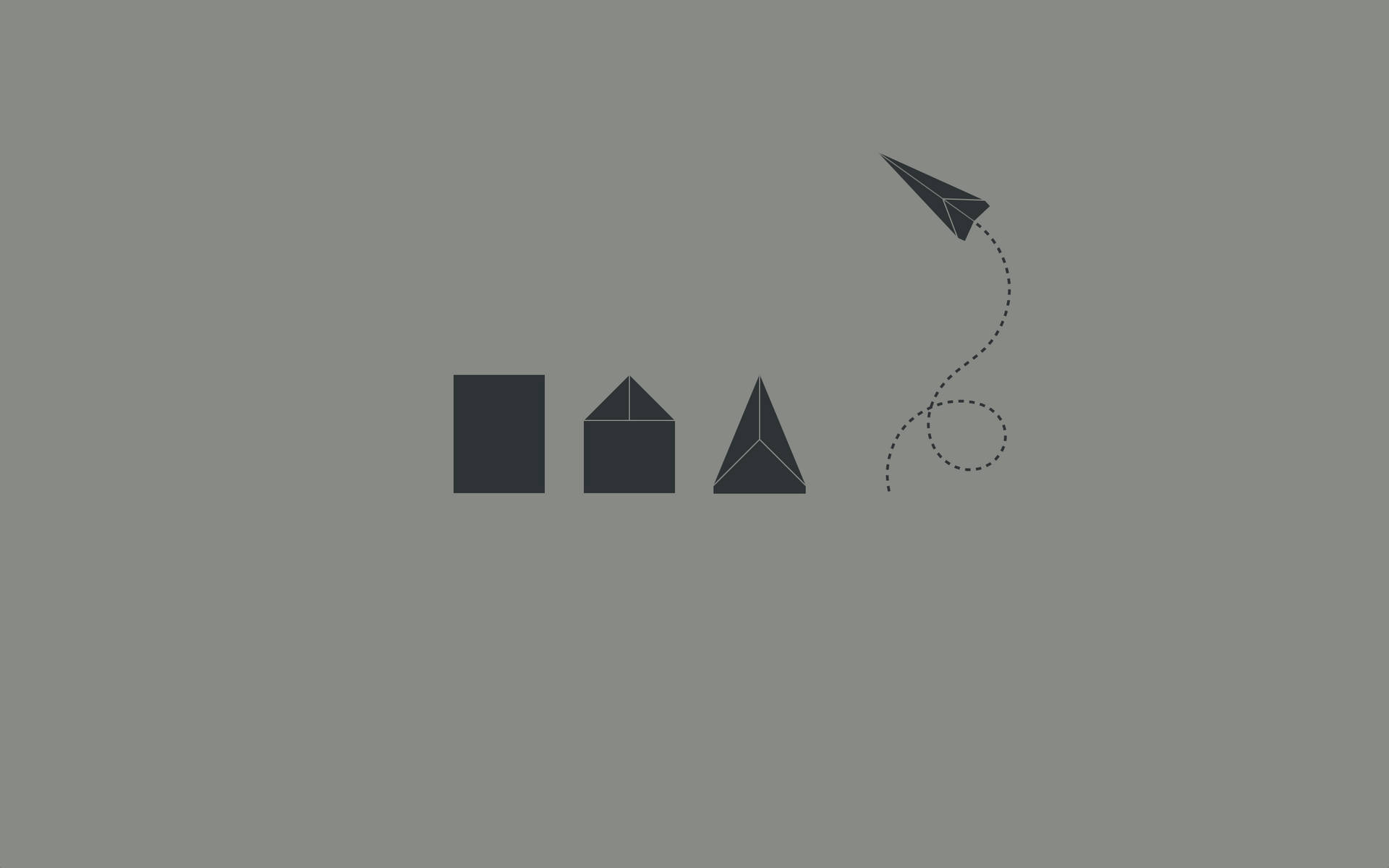 Making A Paper Plane Minimalist Aesthetic Laptop Background