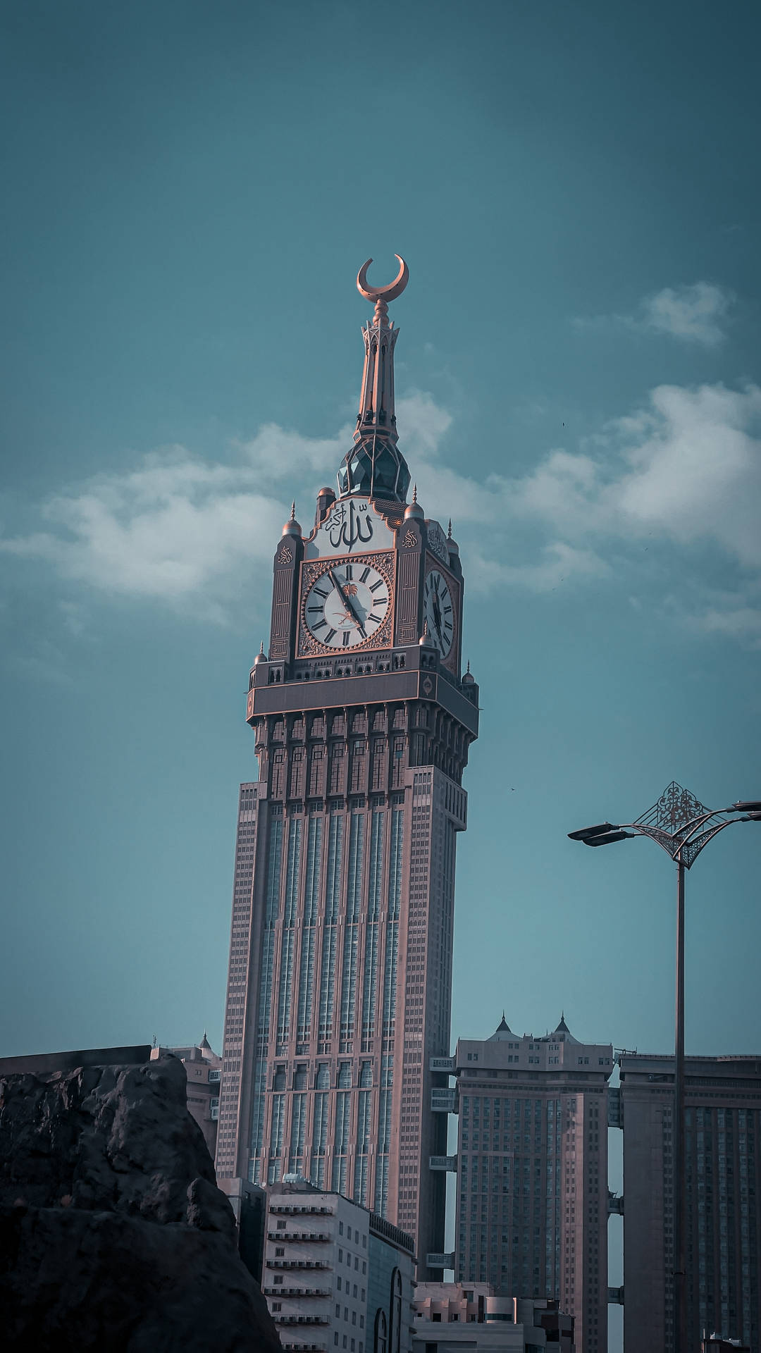 Makkah Madina Clock Royal Tower Background
