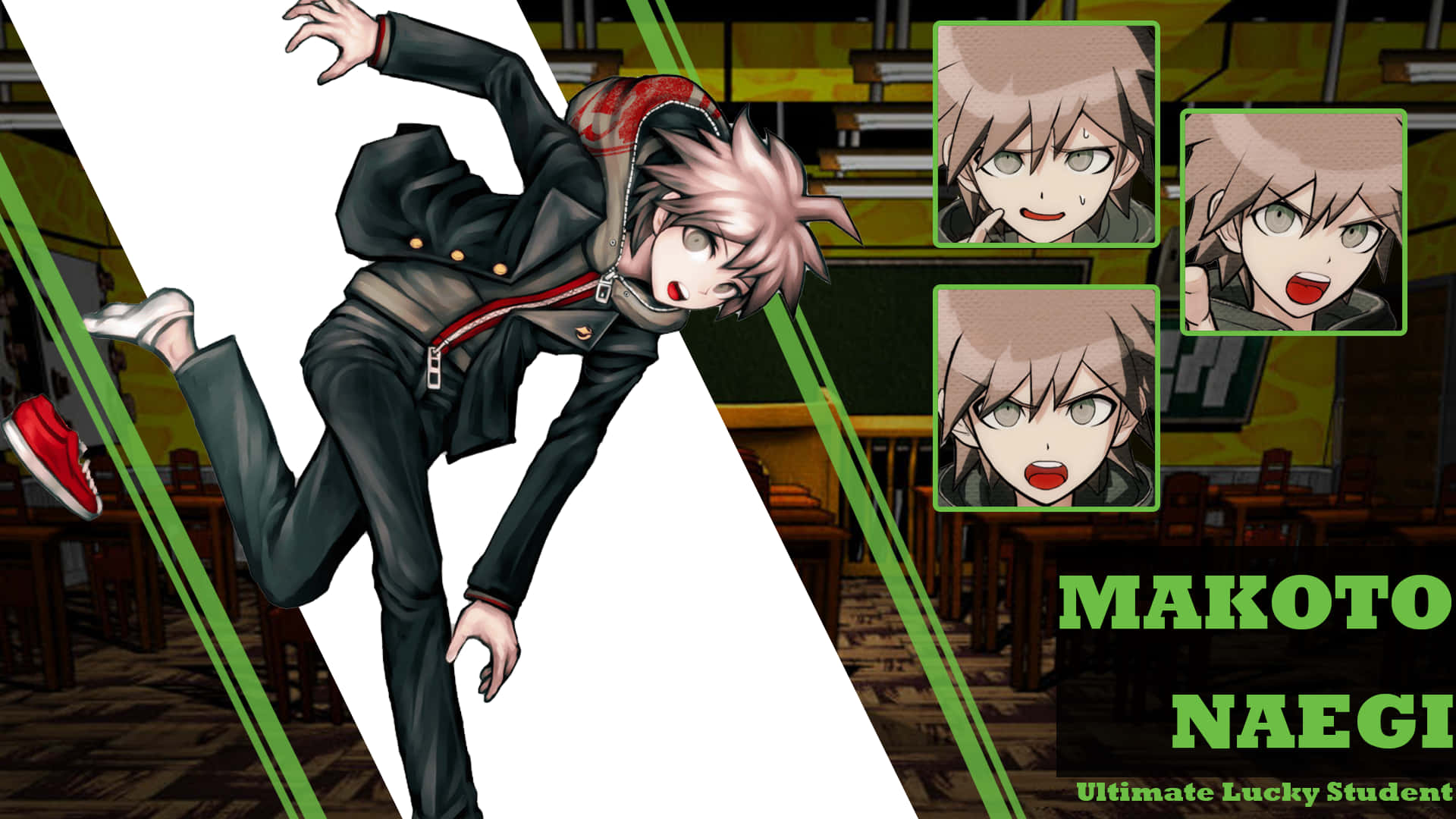 Makoto Naegi Ultimate Lucky Student Danganronpa