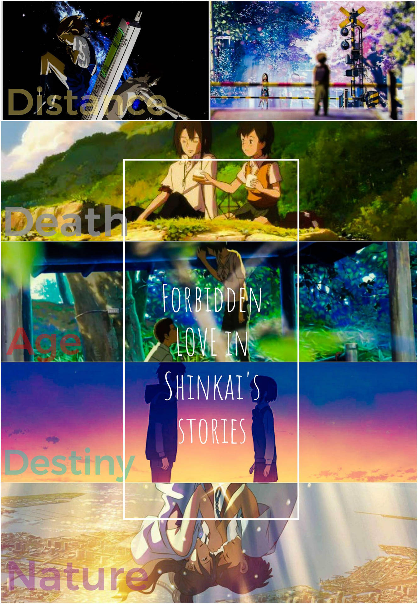 Makoto Shinkai Film Forbidden Love Background