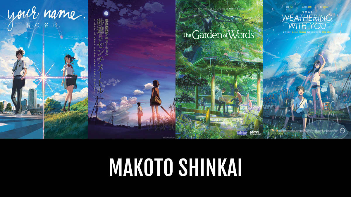 Makoto Shinkai Film Posters Background