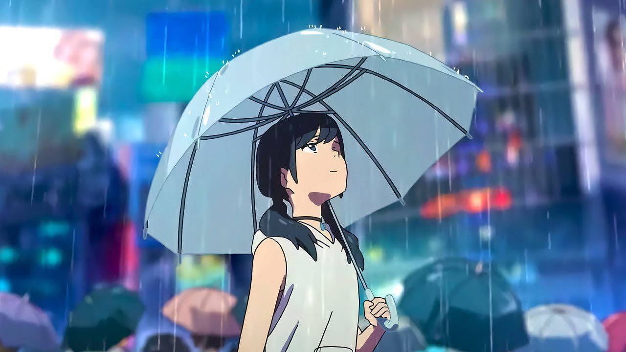 Makoto Shinkai's Hina Amano Background