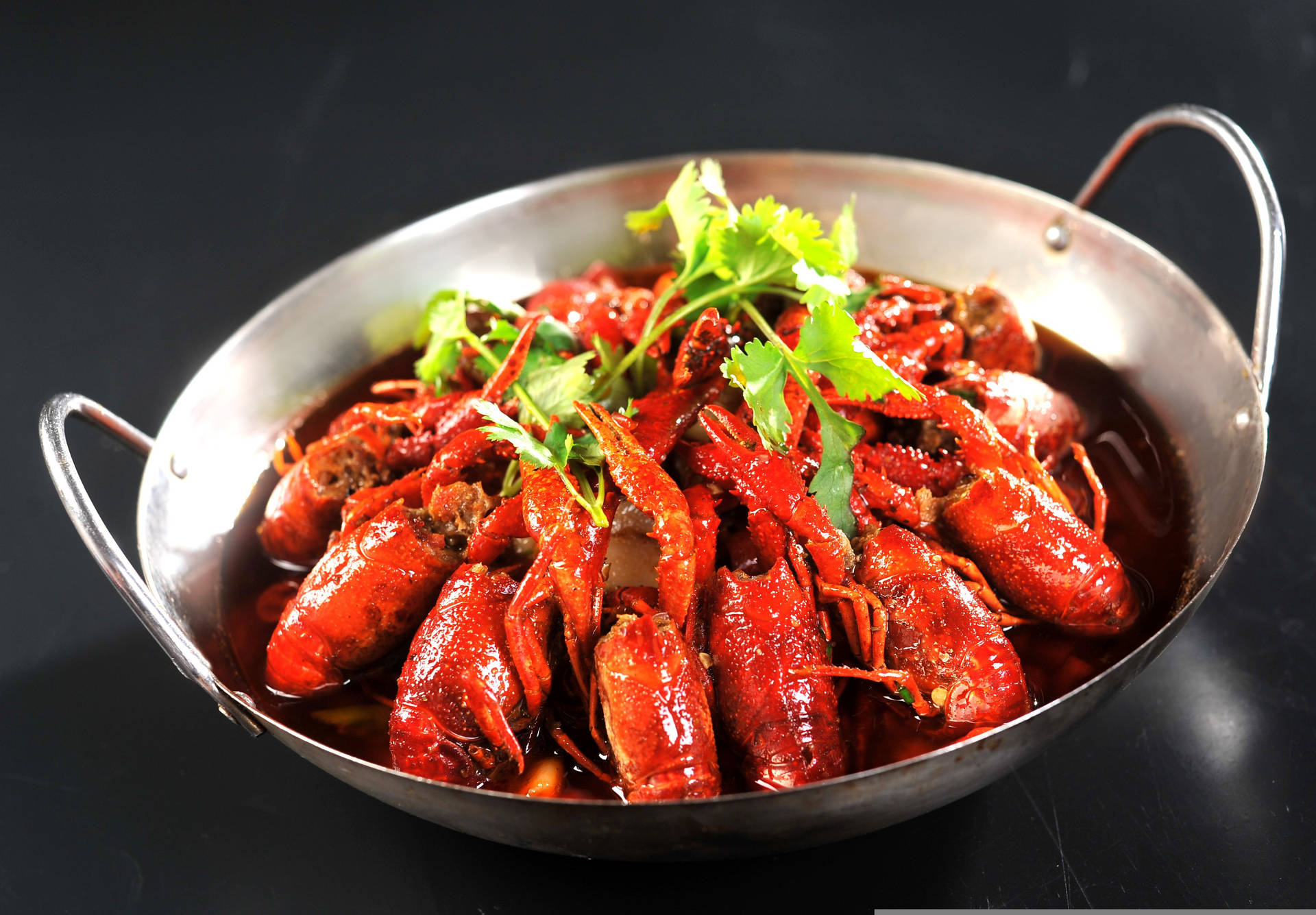 Mala Xiaolongxia Crayfish Dish Background