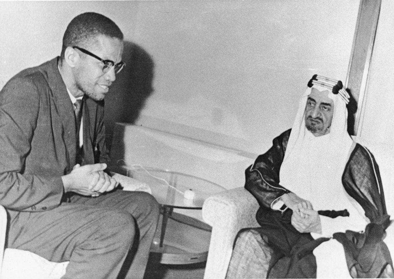 Malcolm X Meeting International Dignitary Background