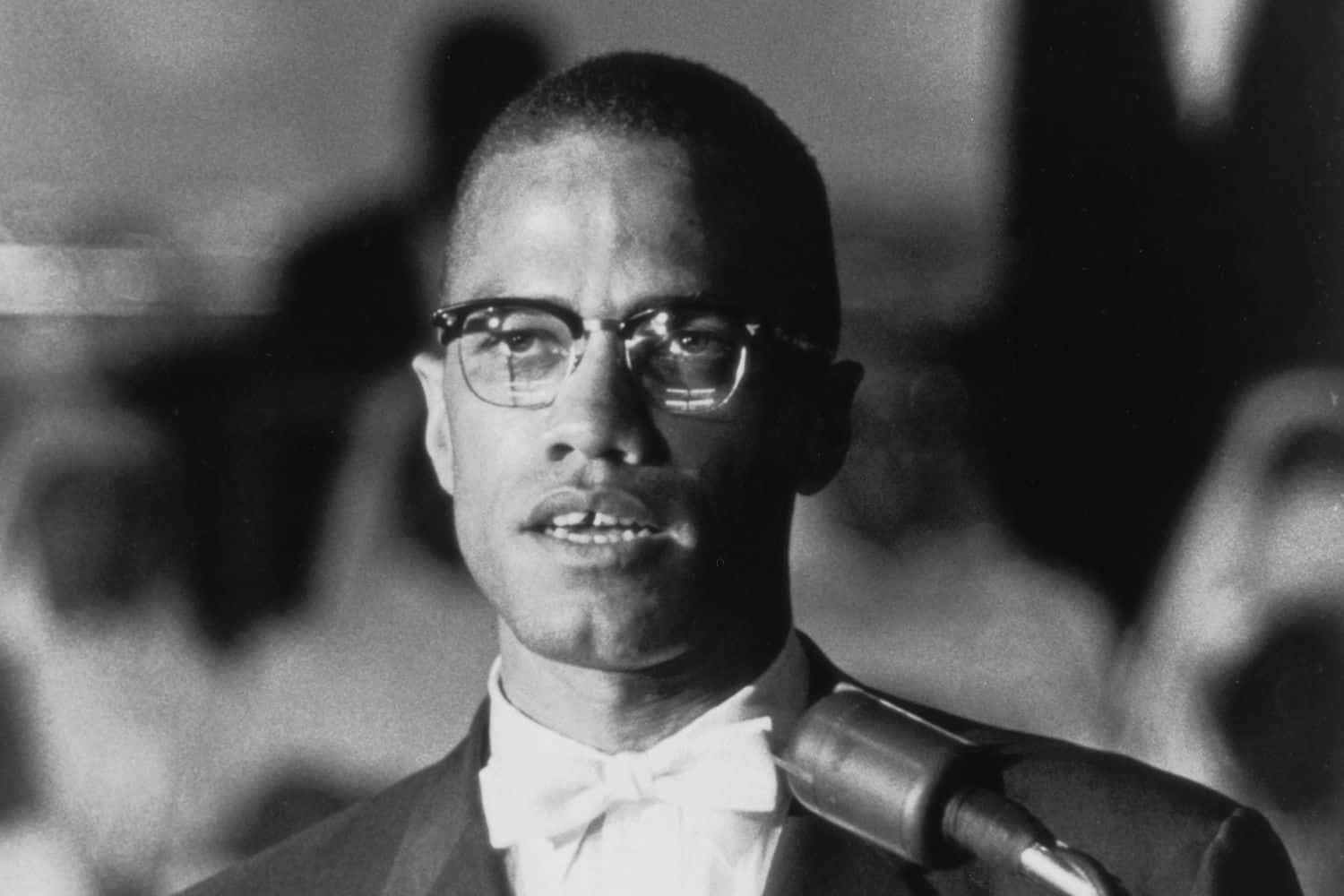 Malcolm X Speakingat Rally