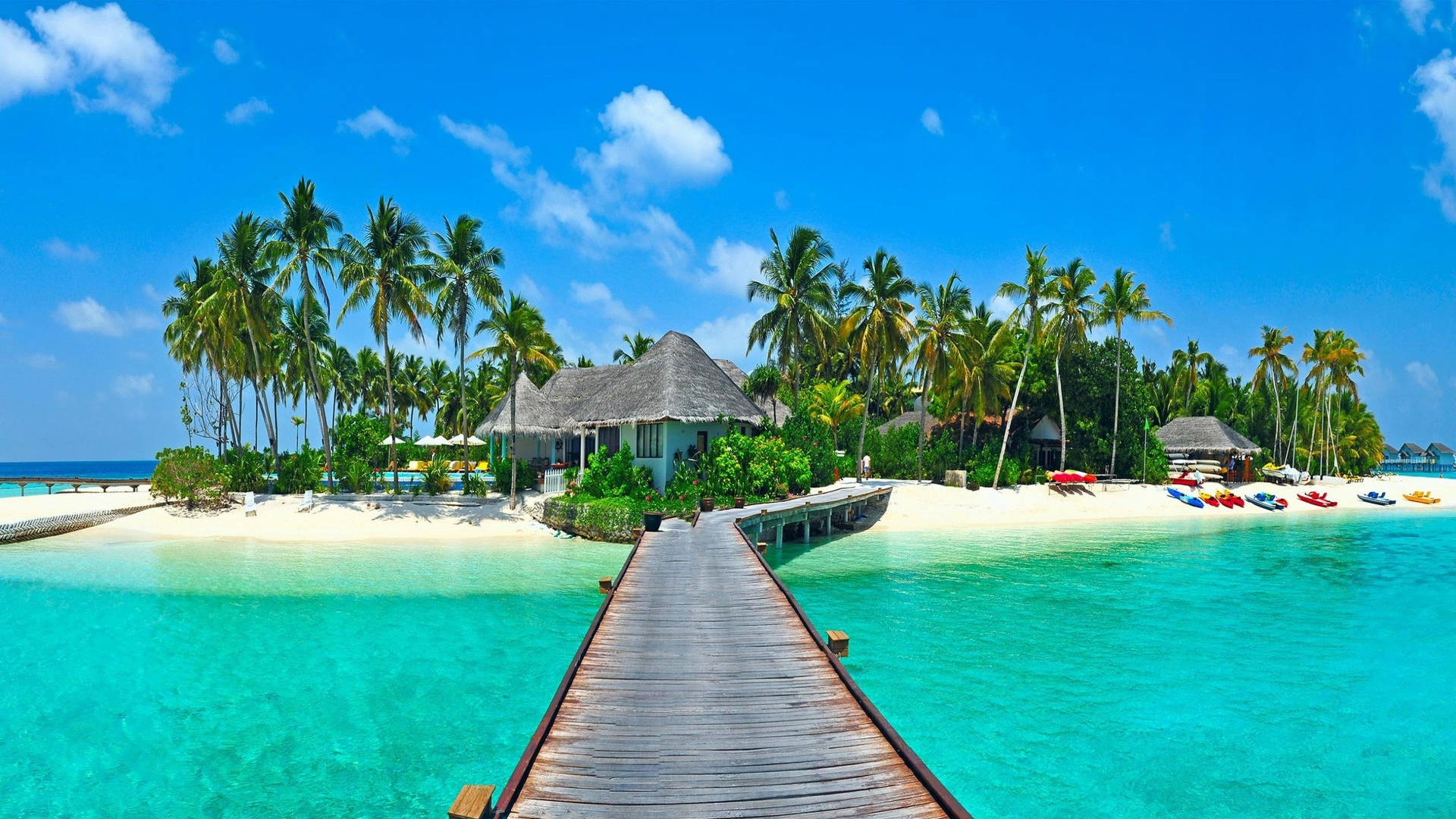Maldives Beach Google Meet Virtual Background Background