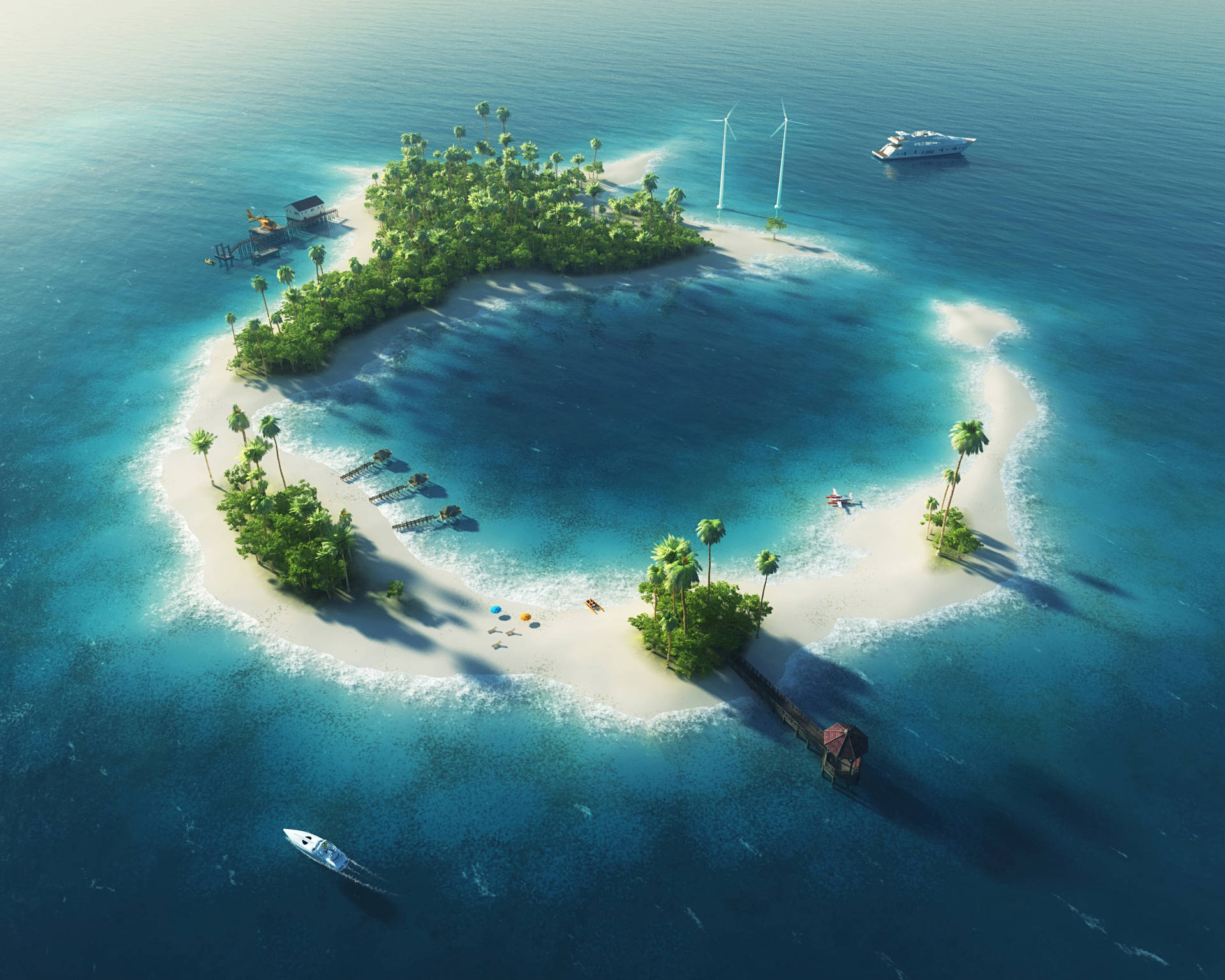 Maldives Island Digital Aerial