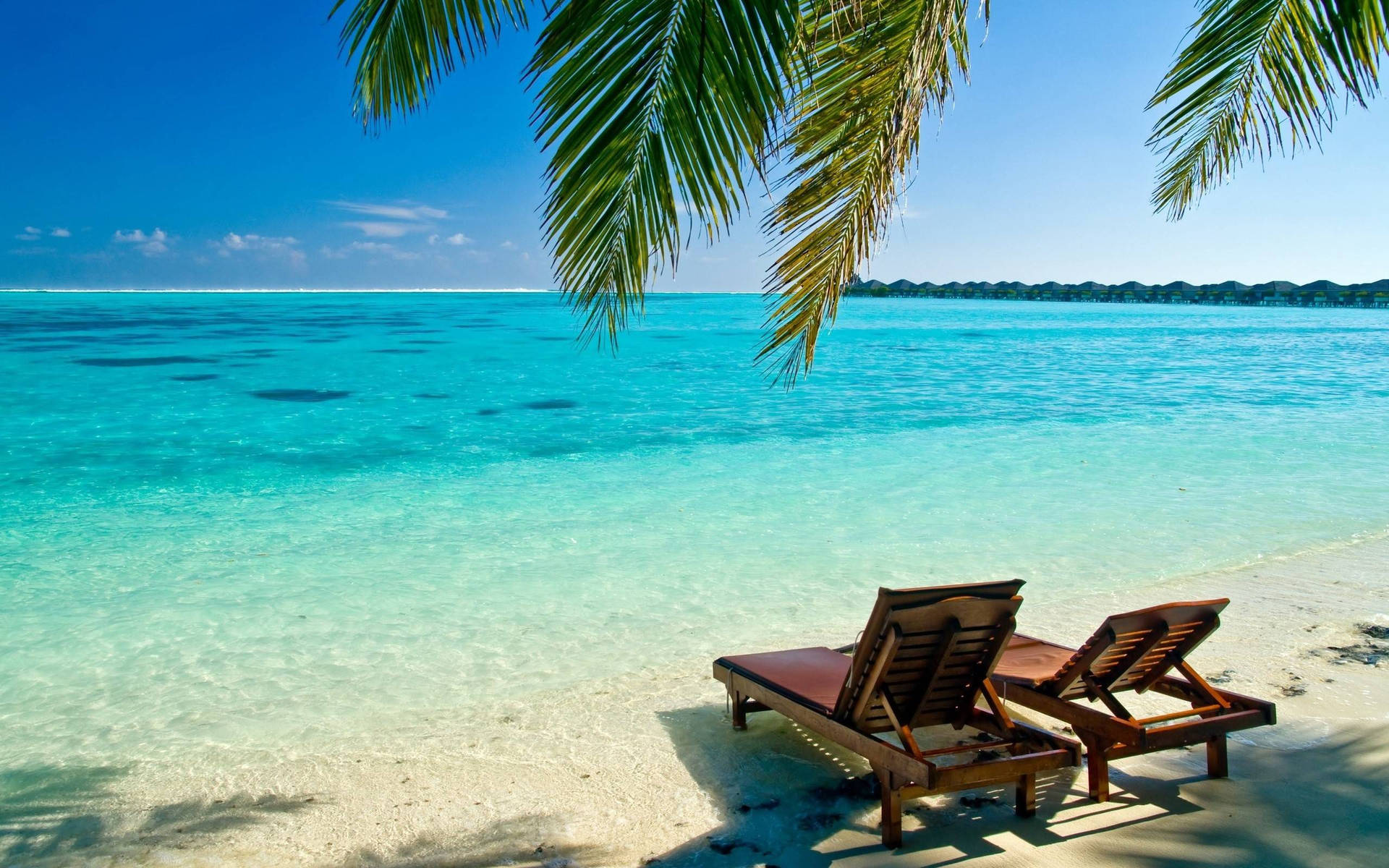 Maldives Ocean View Background
