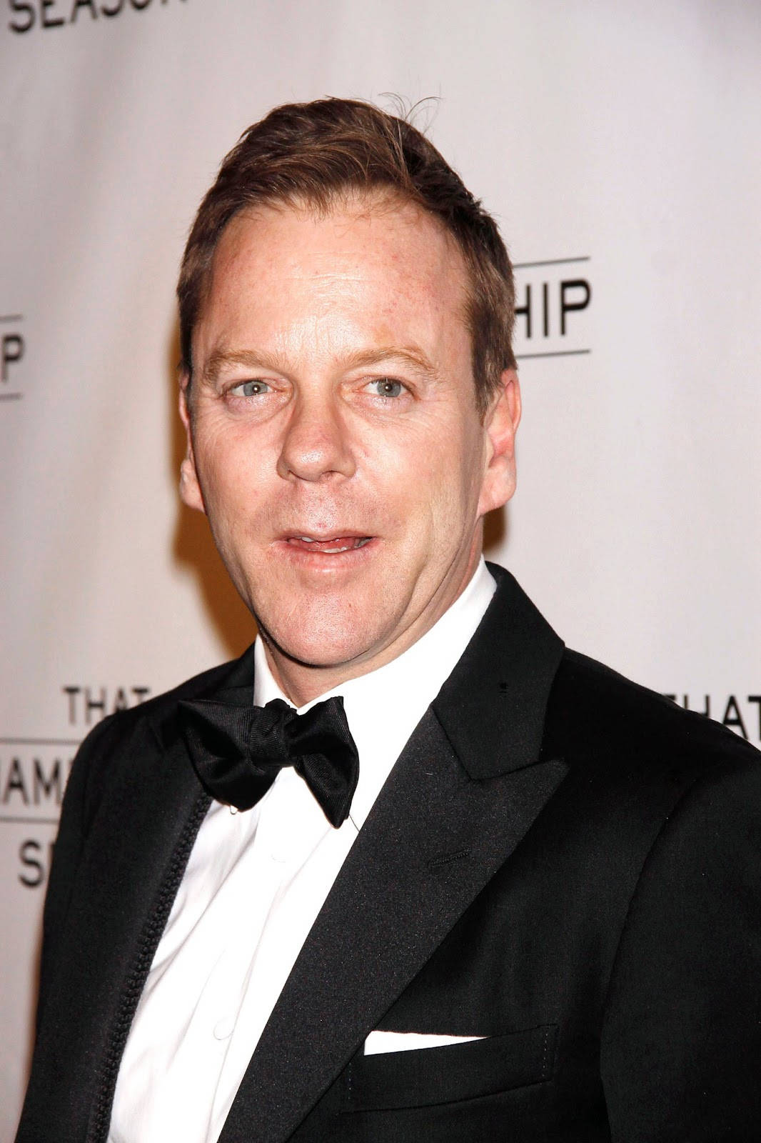 Male Actor Kiefer Sutherland Fox 24 Premiere Background