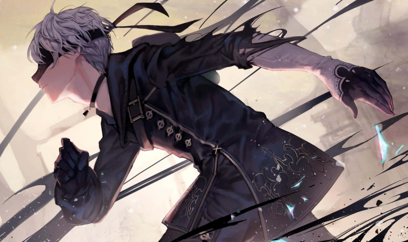 Male Anime Characters Adam Nier: Automata Background