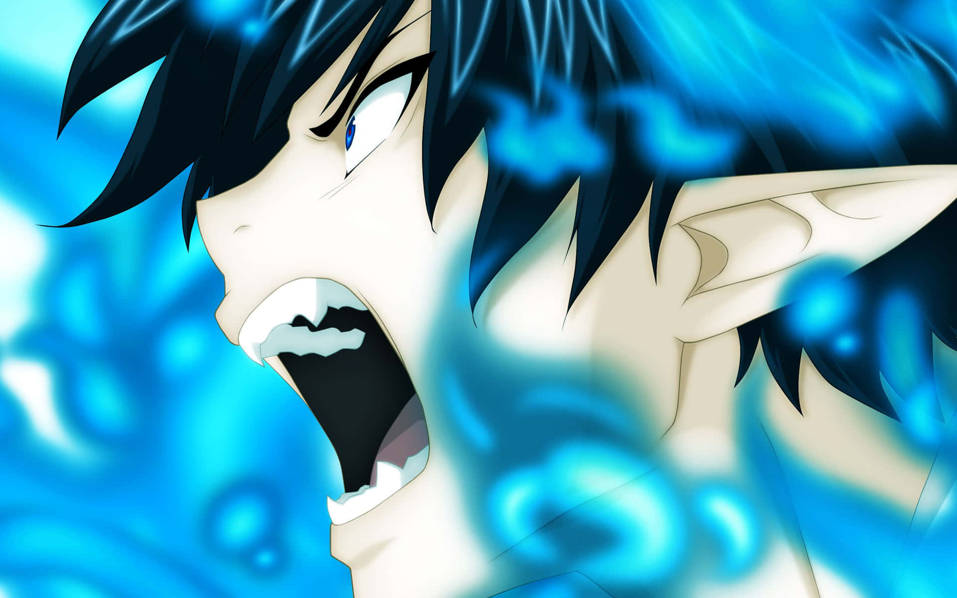 Male Anime Characters Heroes Rin Okumura Background