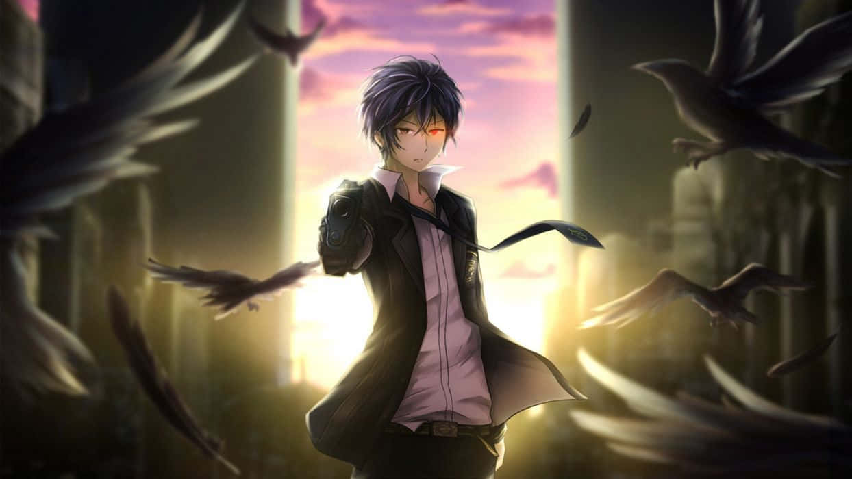 Male Anime Characters Rentaro Satomi Background