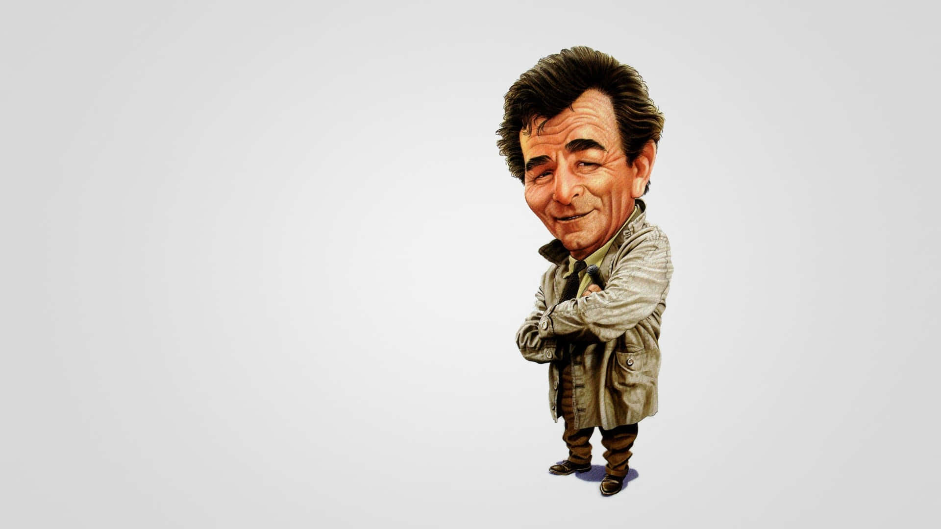 Male Film Artist Peter Falk Background