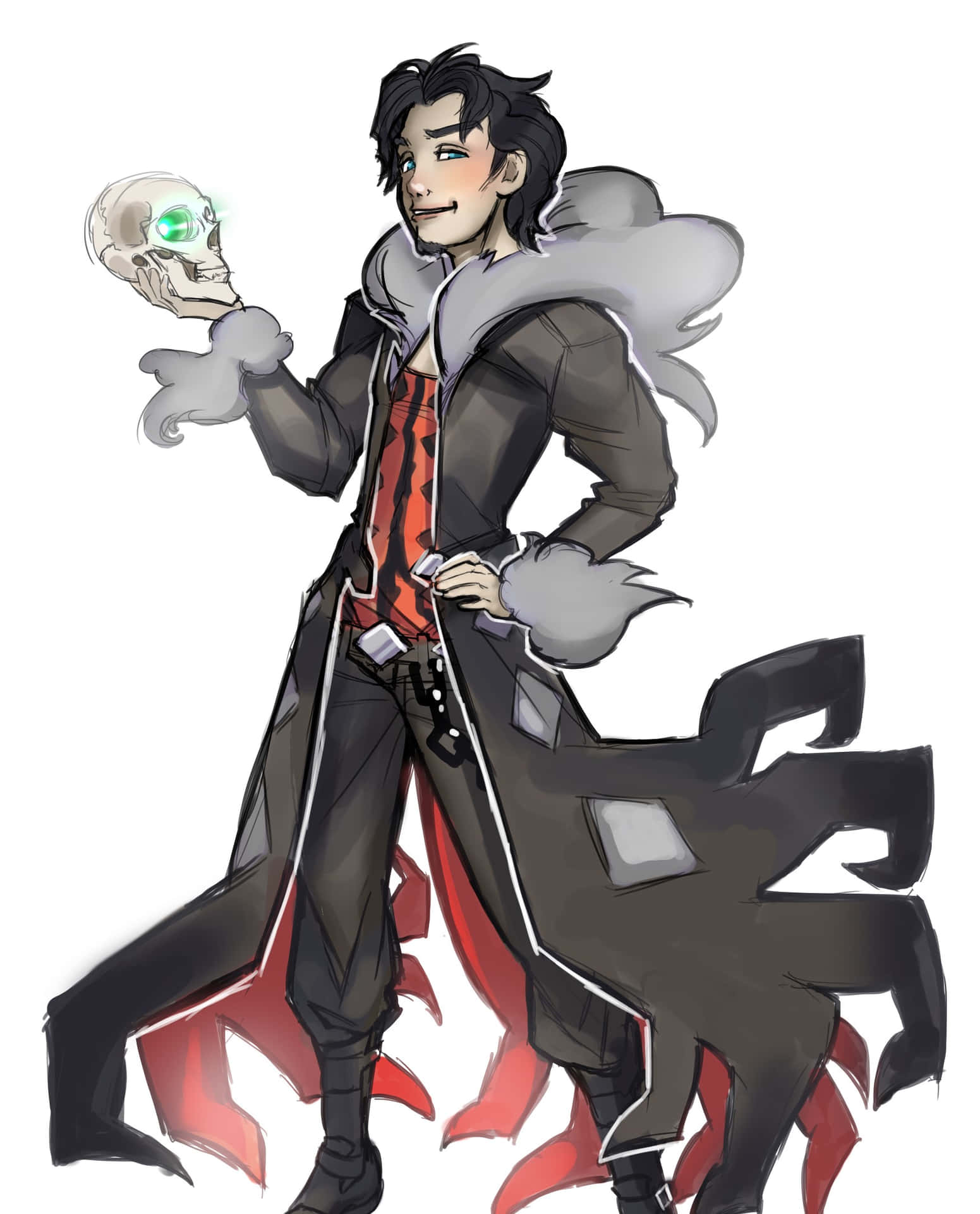 Male Human Form Of Yveltal Background