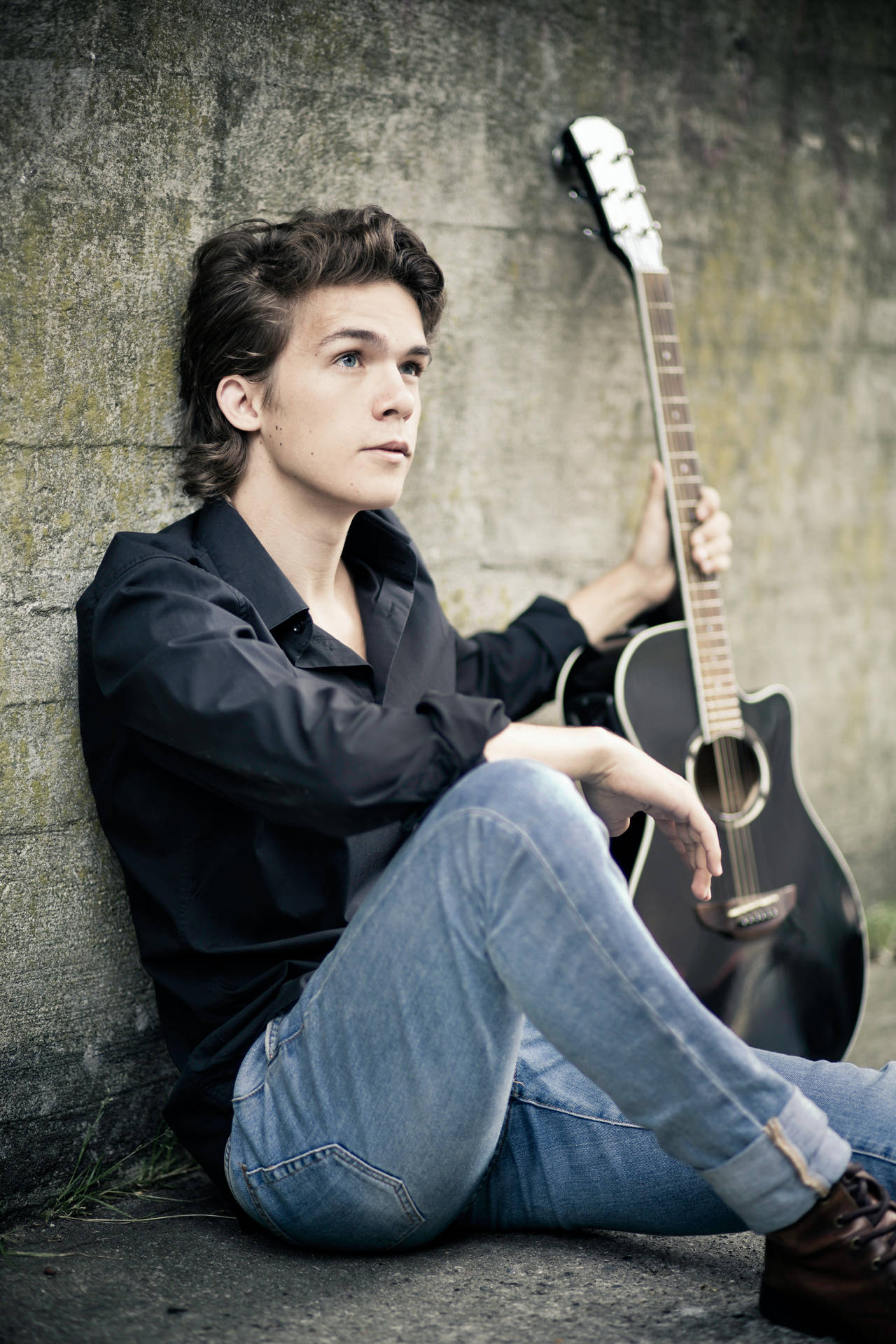 Male Model With Guitar