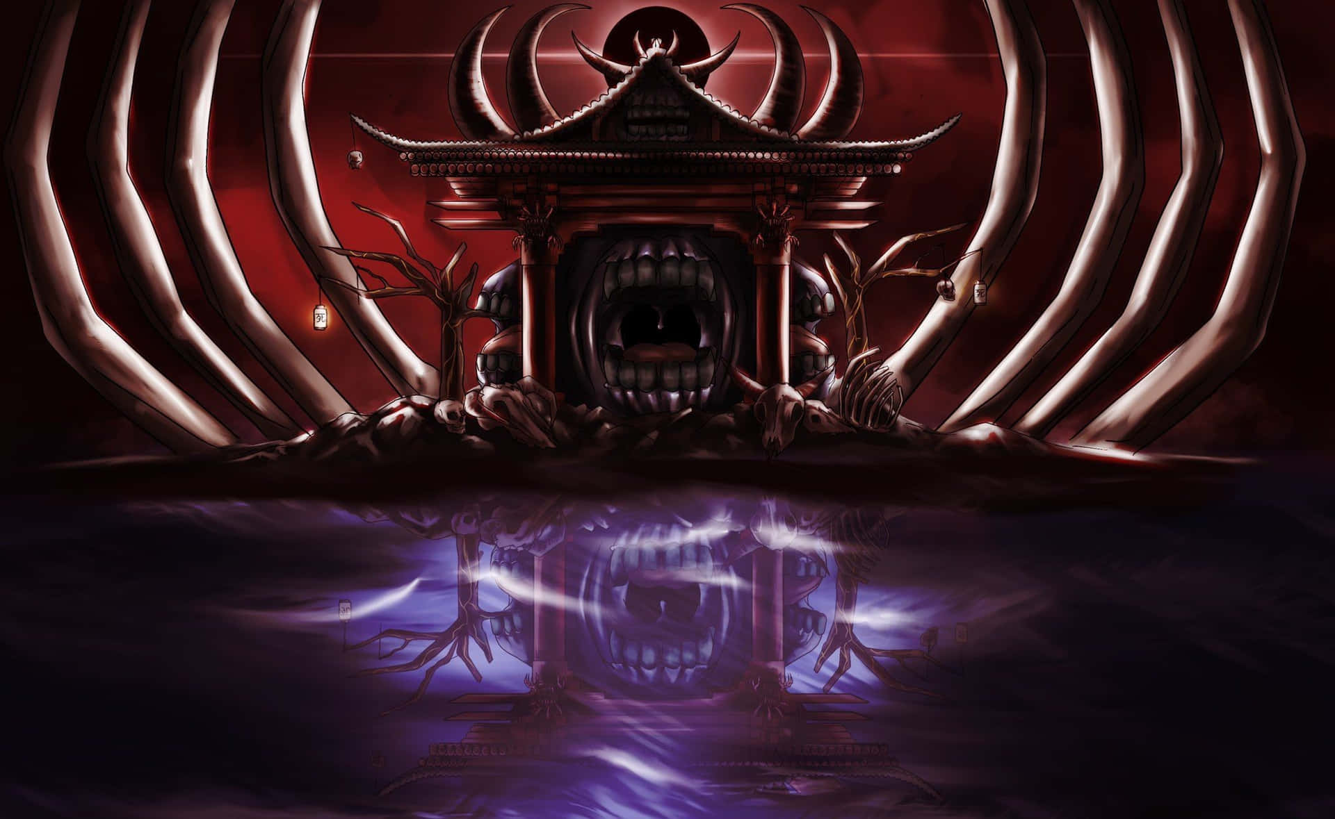 Malevolent Eye In Temple [wallpaper]