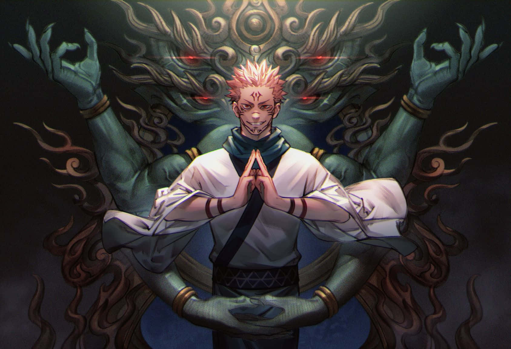 Malevolent Four Hands [wallpaper] Background