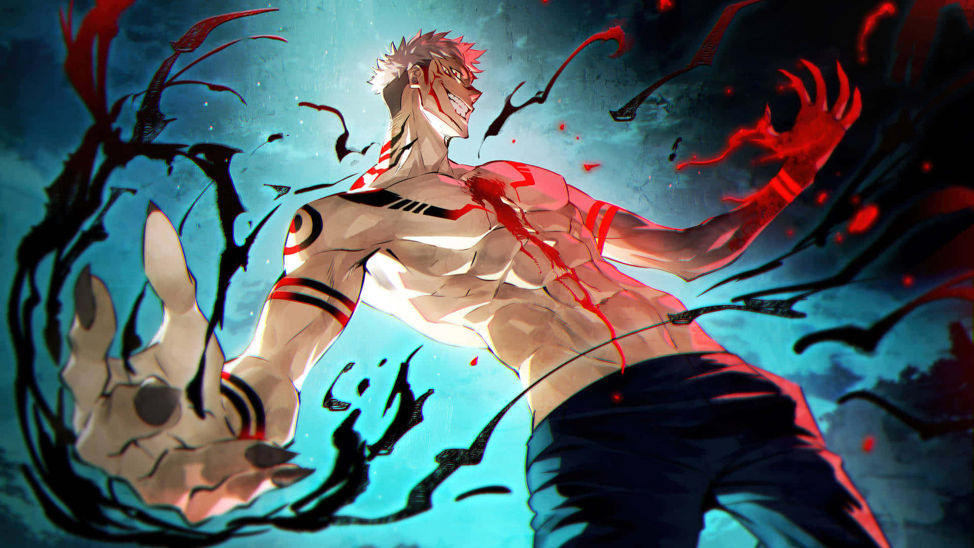 Malevolent Man Shirtless [wallpaper] Background