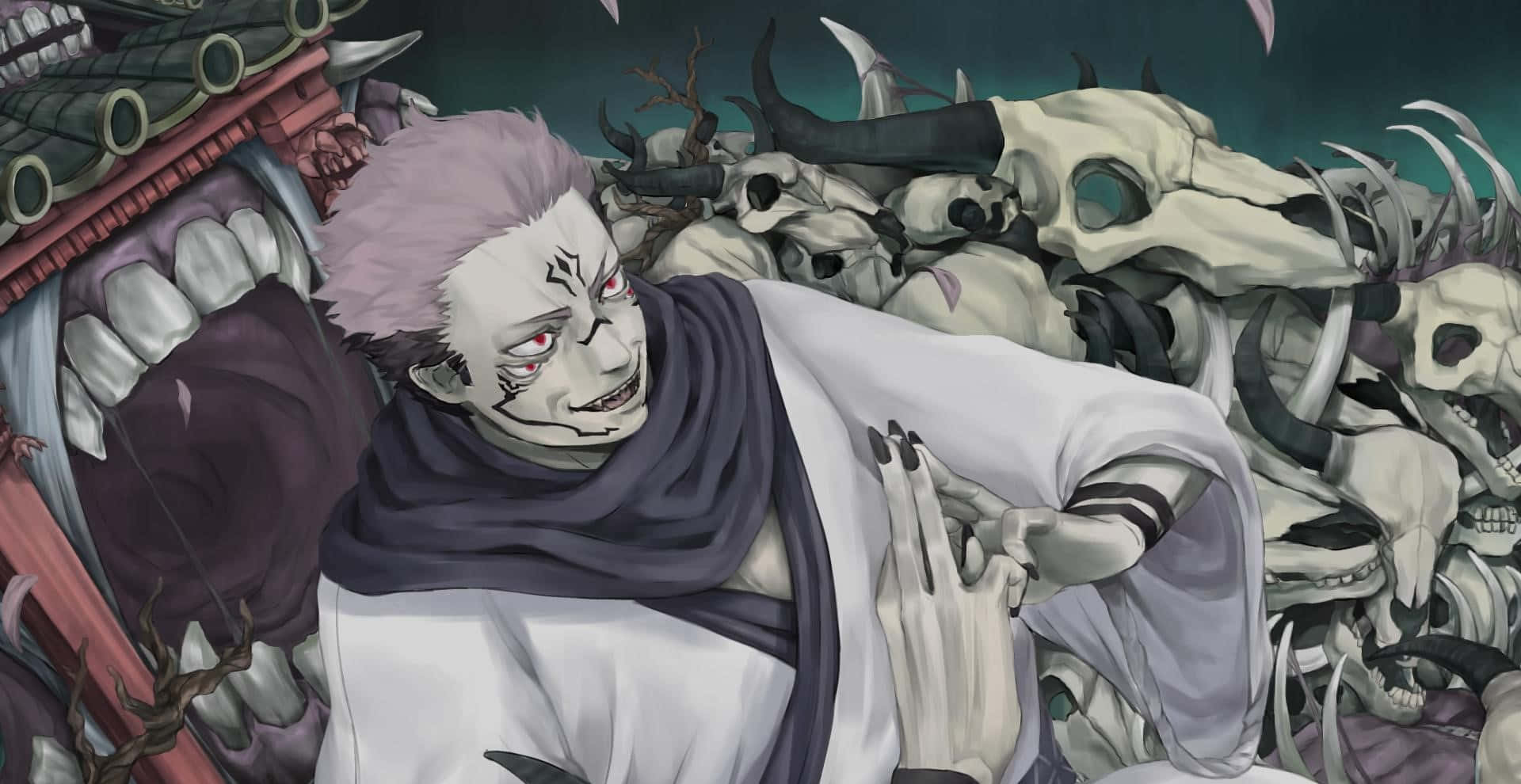 Malevolent Man Smirking [wallpaper]