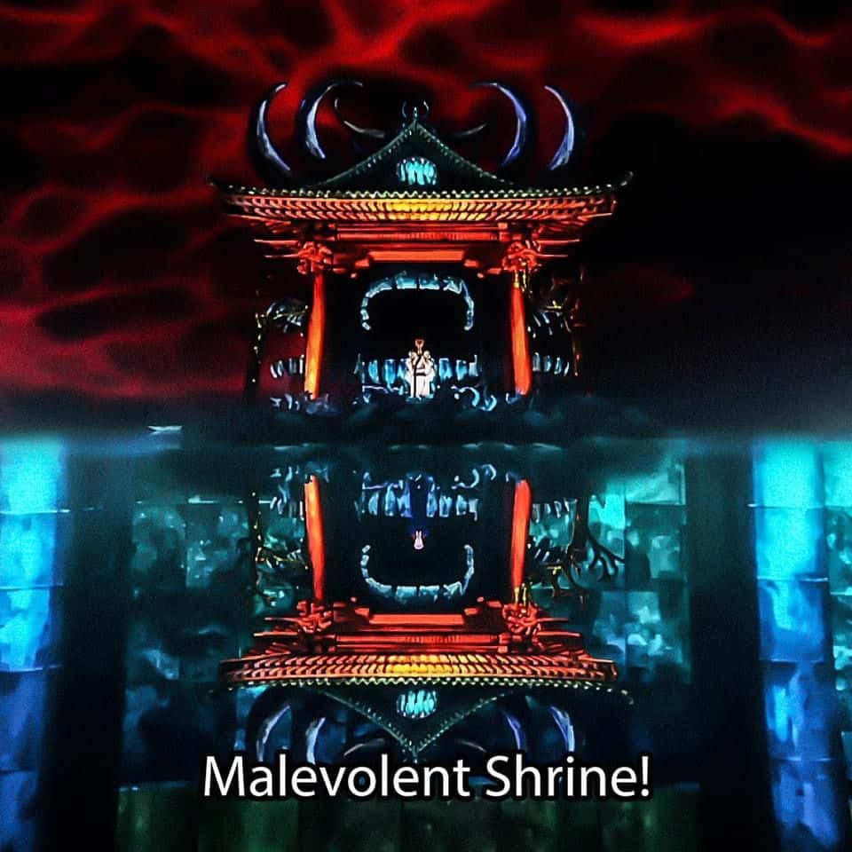 Malevolent Shrine With Caption [wallpaper]
