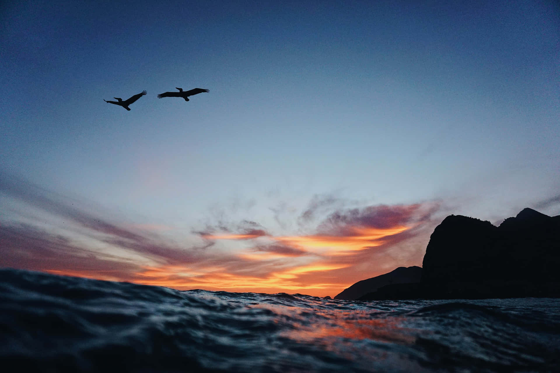 Malibu Beach Sunrise Sky Desktop Background