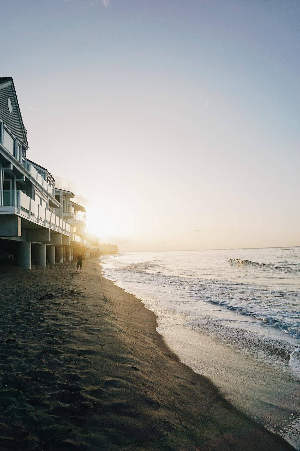 Malibu Beach Vintage Aesthetic Phone Background