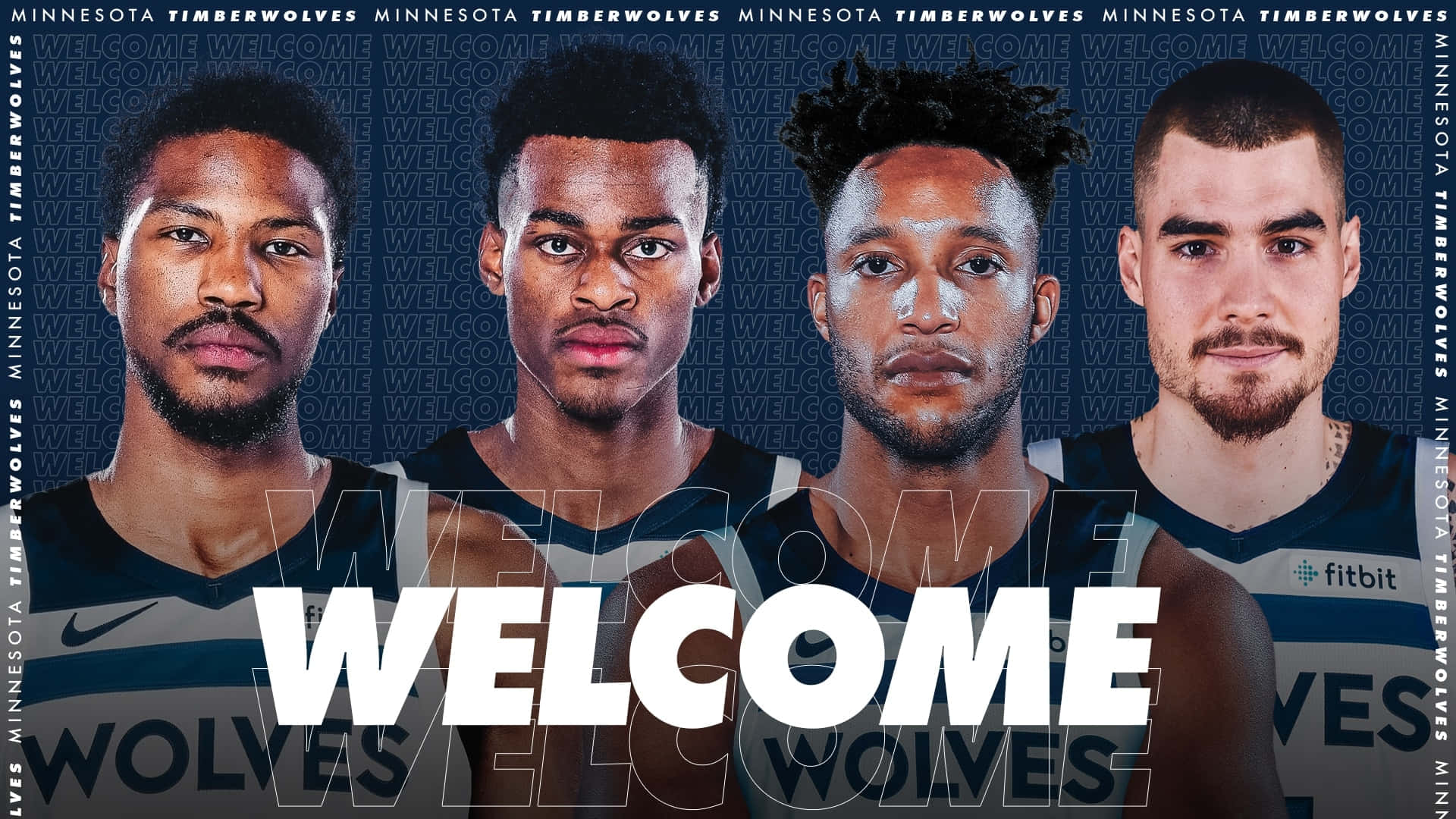 Malik Beasley And Minnesota Timberwolves Players Background