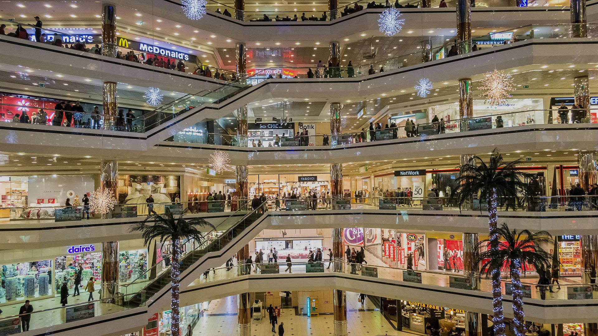 Mall Of Istanbul Cevahir Background