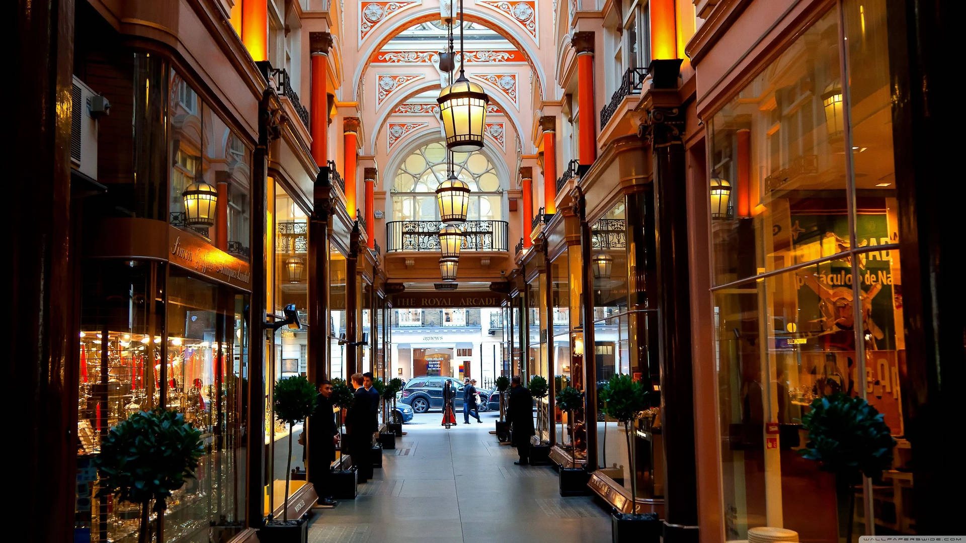 Mall Royal Arcade London Background