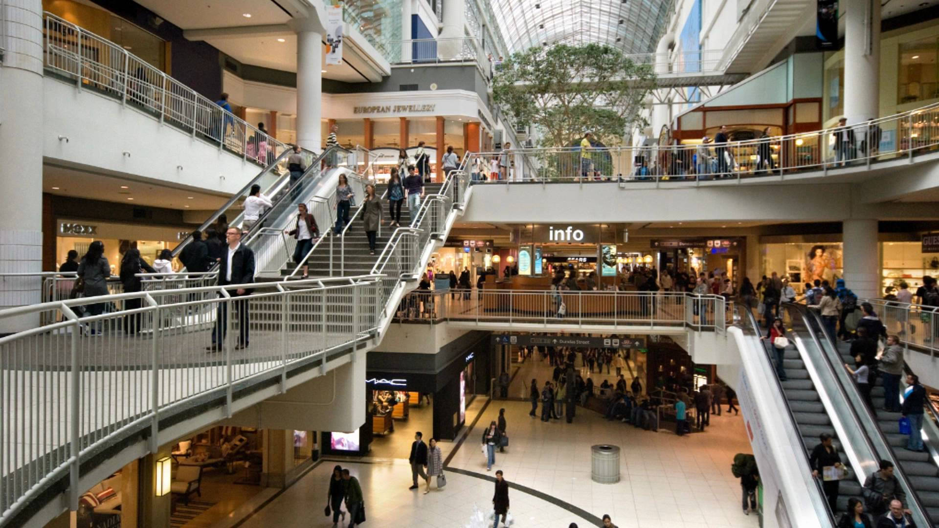 Mall Toronto Eaton Center Background