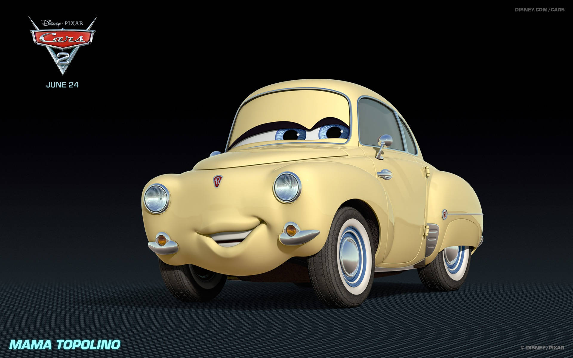 Mama Topolino From Disney Pixar's Cars 2 Background