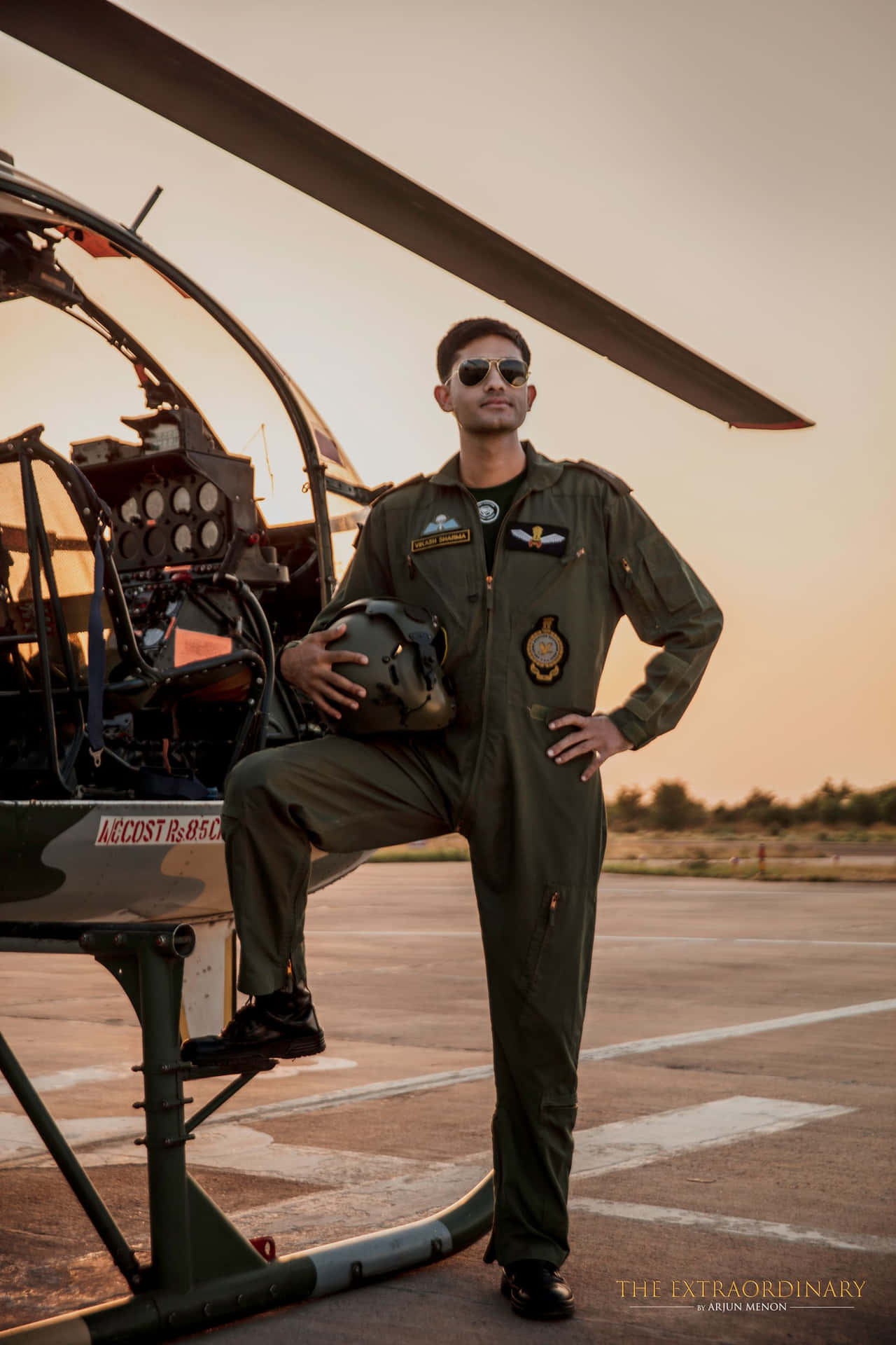 Man Air Force Uniform Background