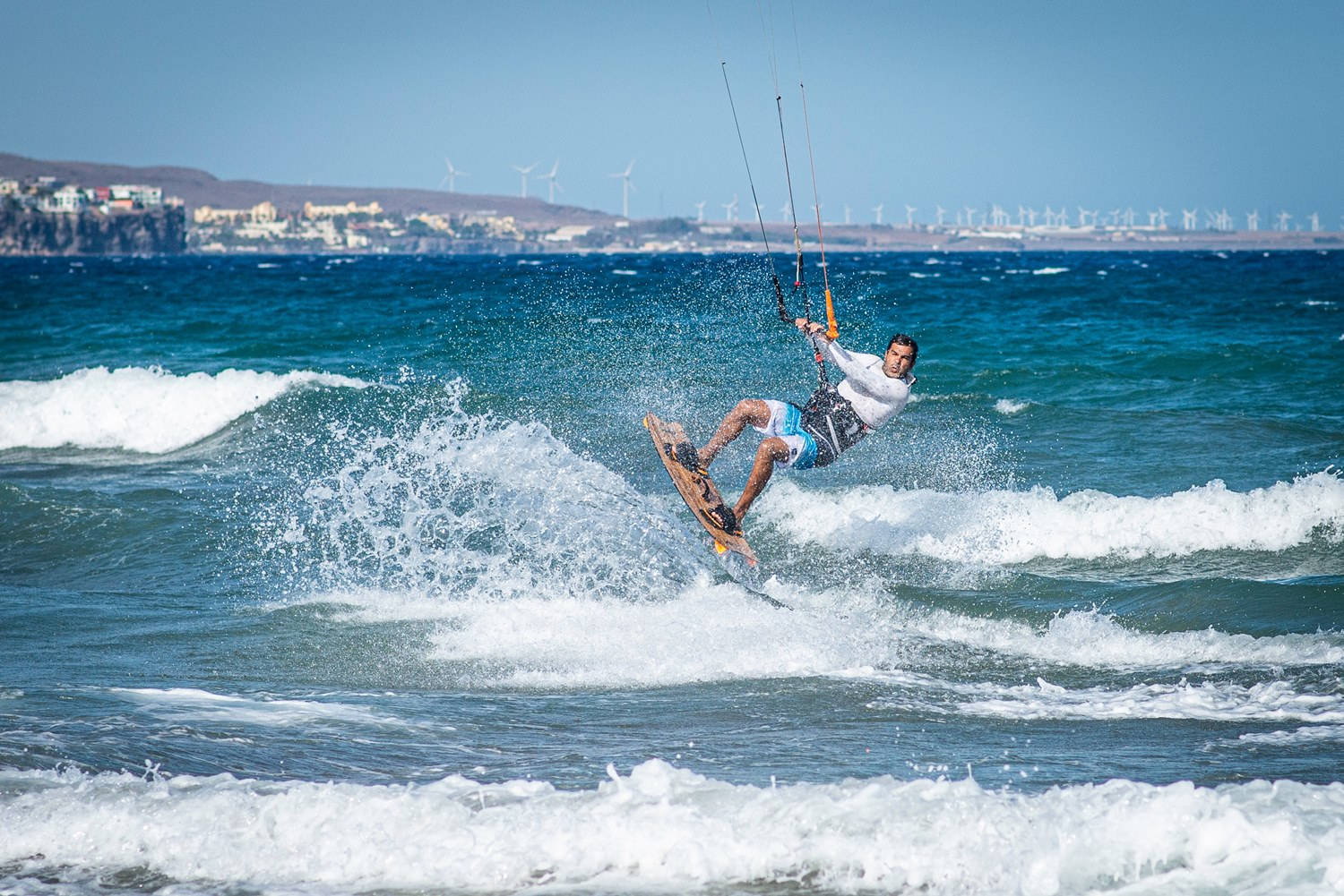 Man Beach Wakeboarding Flip