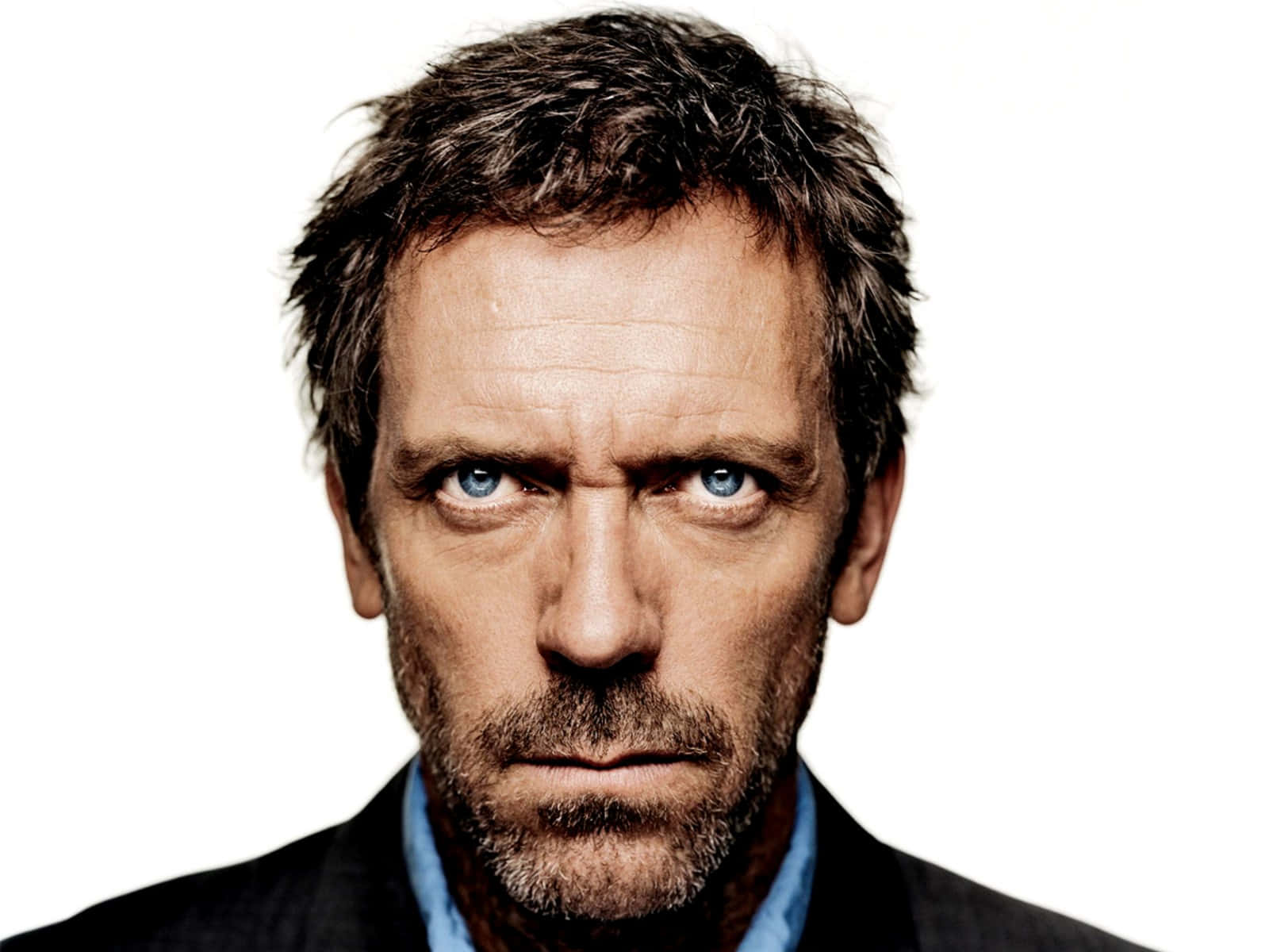 Man Face Actor Hugh Laurie Background