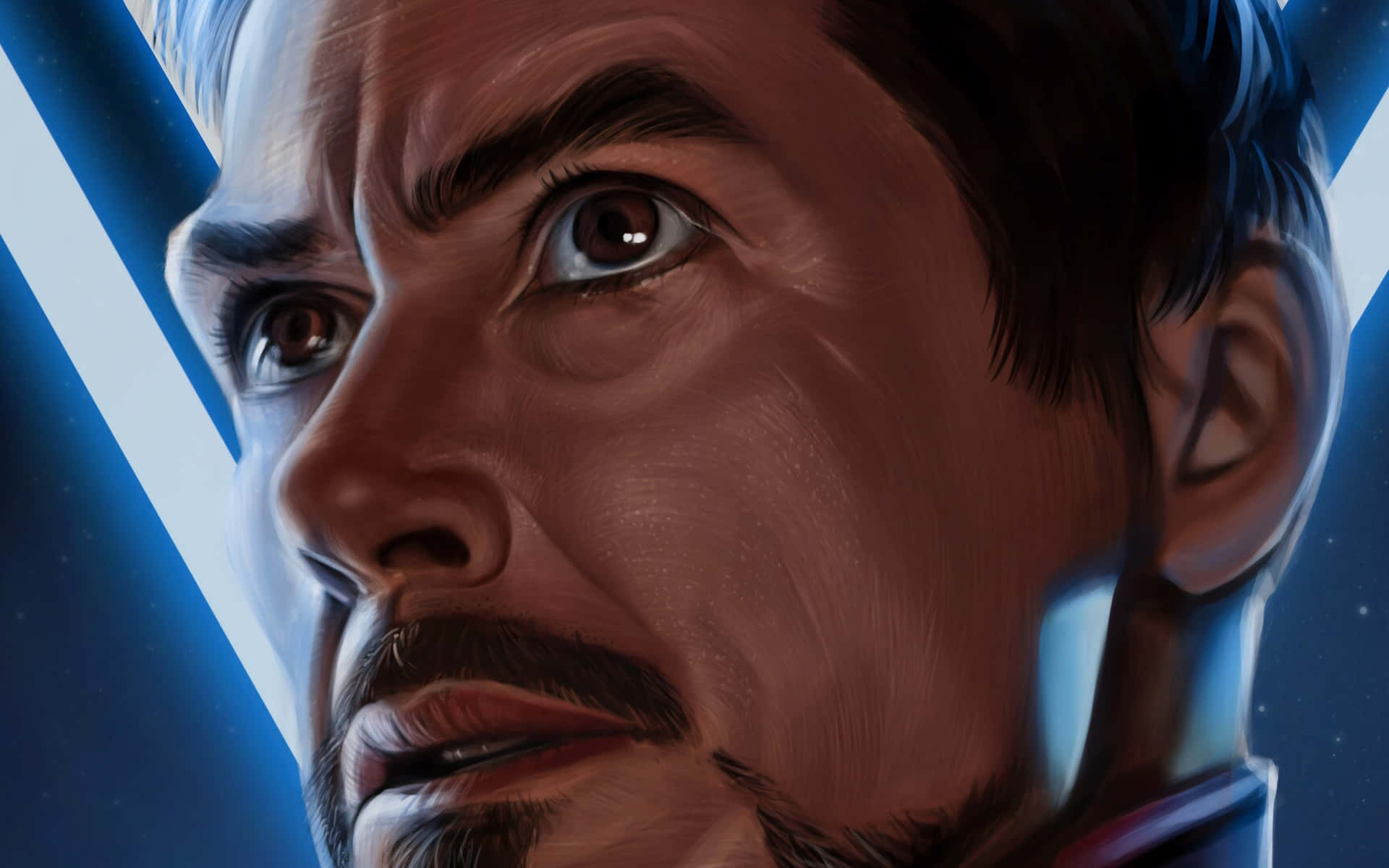 Man Face Actor Robert Downey Jr