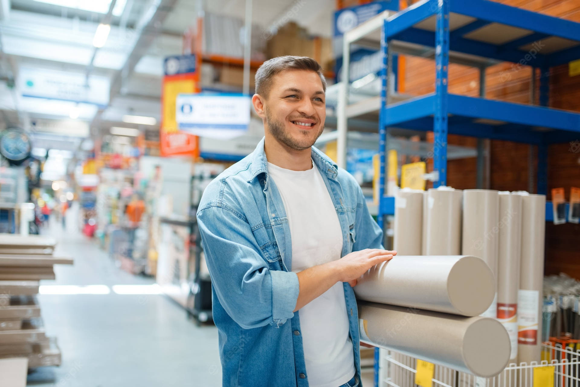 Man In Hardware Store