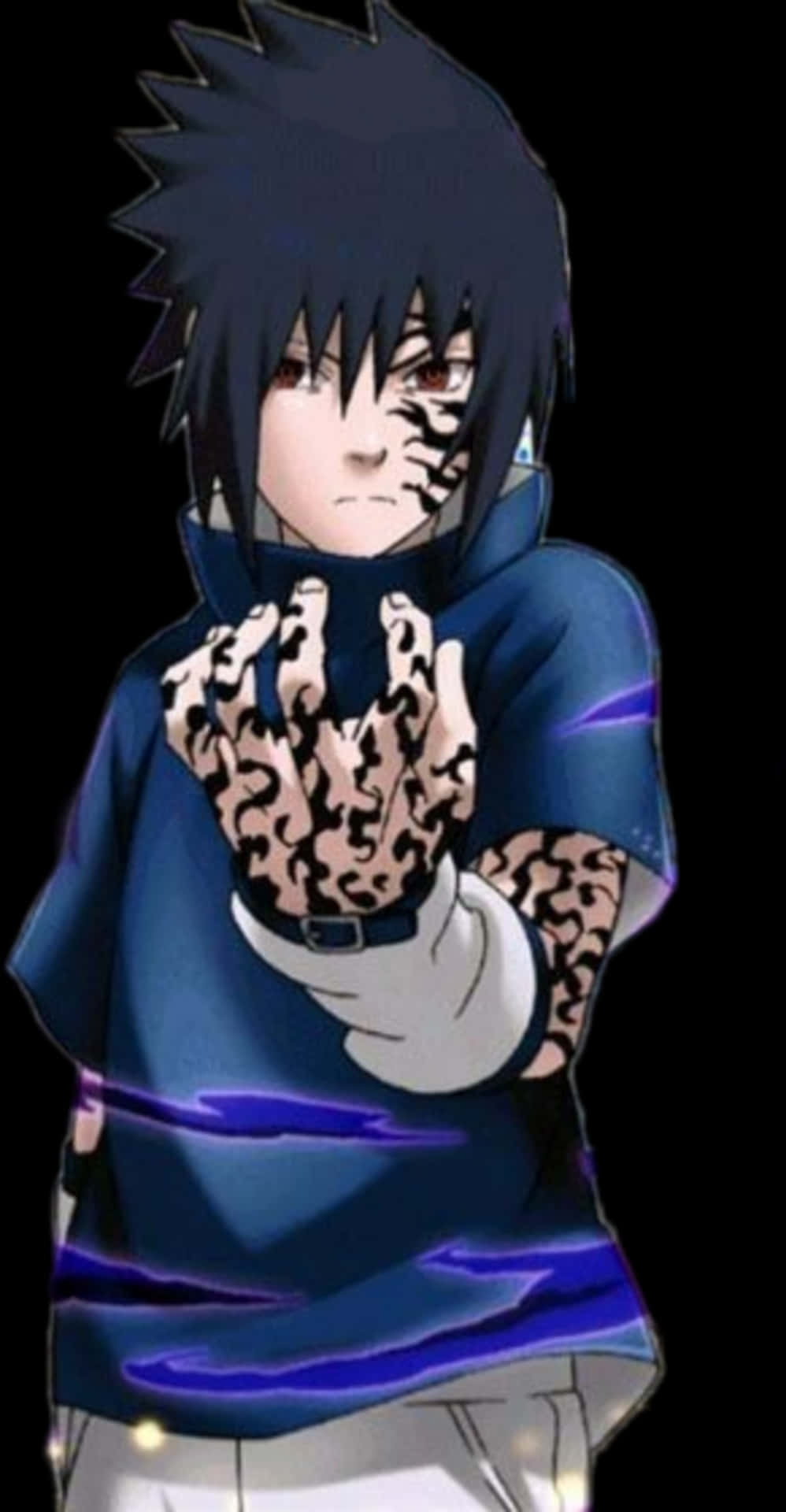 Man Of Revenge - The Powerful Sasuke Curse Background