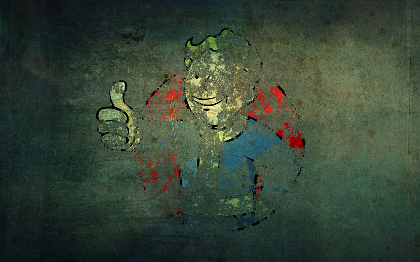 Man Vault Boy Thumbs Up Background