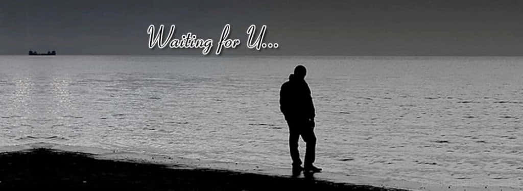 Man Waiting For Someone Background