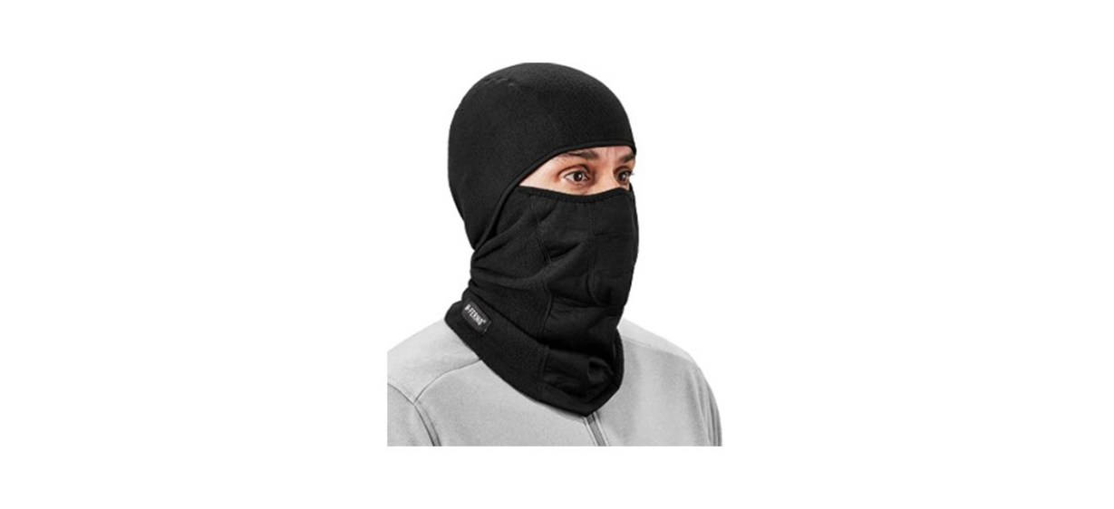 Man Wearing Black Ski Mask Background