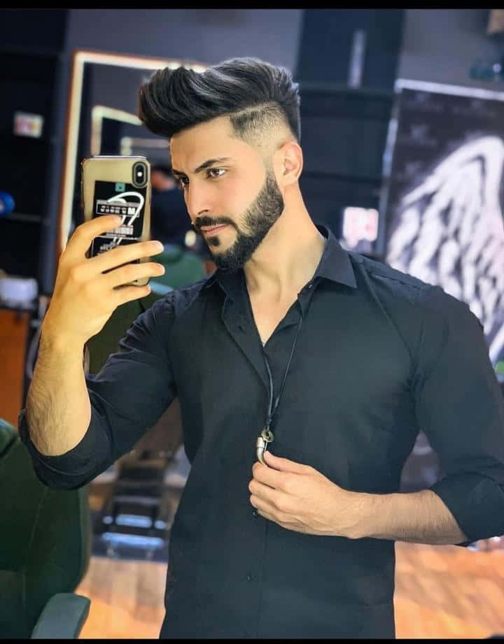 Man With A Nice Cutting Style Of Hair Background