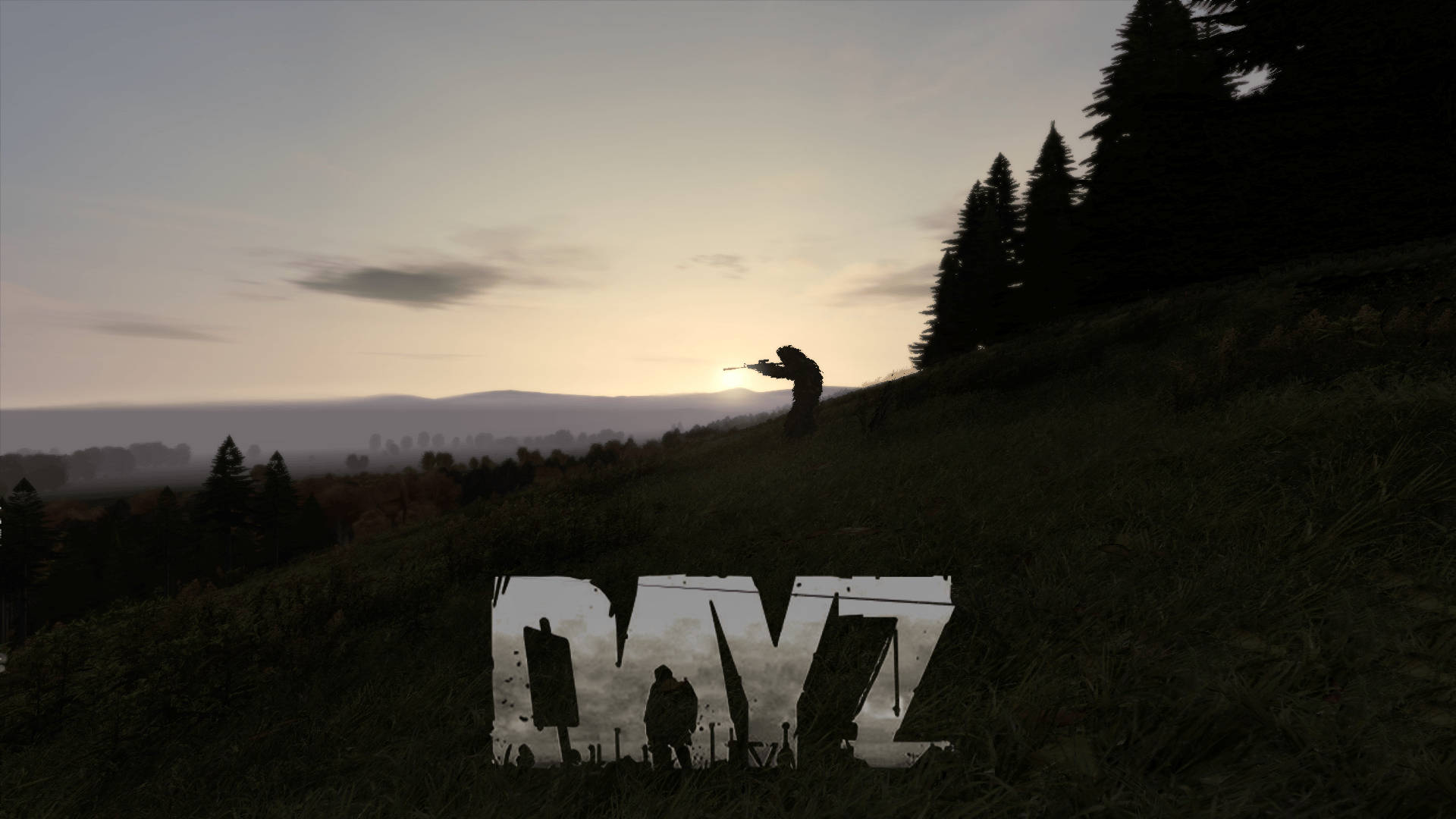Man With Gun Silhouette Dayz Desktop Background