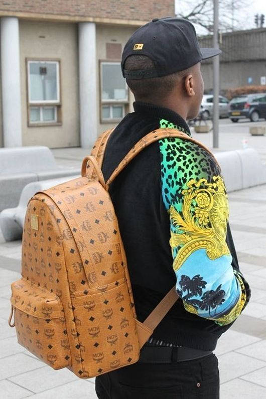 Man With Mcm Backpack