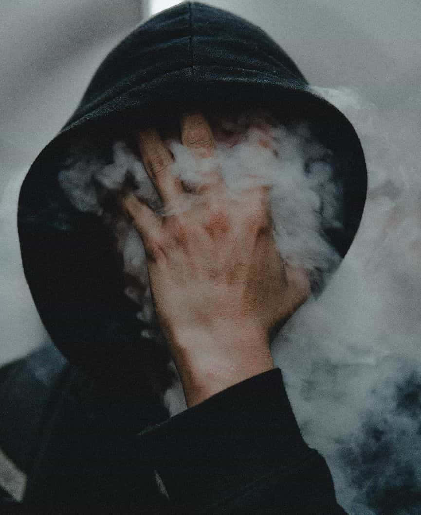 Man With Smoke Tiktok Pfp Ideas Background