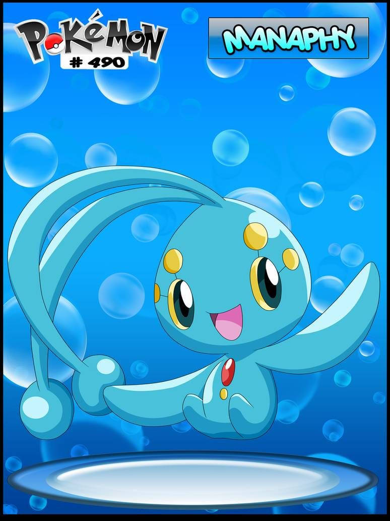 Manaphy With Bubbles