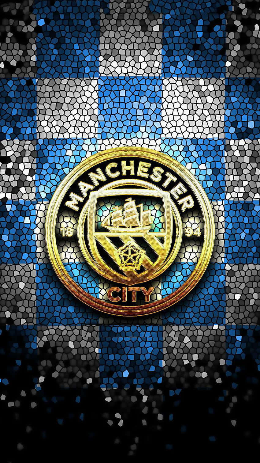 Manchester City Cool Logo Iphone Background