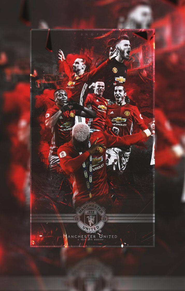Manchester United Football Players Background